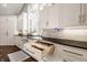 Bright, modern kitchen boasts custom cabinetry and a convenient built-in utensil drawer at 1320 N New Jersey St, Indianapolis, IN 46202