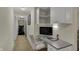 Well-organized home office space with built-in shelving and a dedicated desk area, perfect for remote work at 14242 Brandt Ln, Carmel, IN 46074