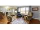 Cozy living room features a large window offering ample natural light and scenic outdoor views at 15247 E 191St St, Noblesville, IN 46060