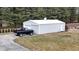 Large outbuilding with truck parked outside, offering ample storage and workspace at 15247 E 191St St, Noblesville, IN 46060