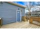 Wide view of the deck on the backyard side of home at 1842 Tallman Ave, Indianapolis, IN 46218