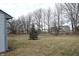 Spacious backyard with a mature tree and room to entertain at 400 Lockerbie Ln, Pittsboro, IN 46167