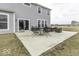 Outdoor patio area with a seating, perfect for entertaining or relaxing in a backyard at 4078 Omaha Dr, Bargersville, IN 46106