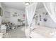 Bright bedroom featuring a canopy bed, neutral colors, and a cozy ambiance at 4078 Omaha Dr, Bargersville, IN 46106
