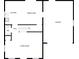Layout showcases a kitchen, dining area, living room, hall, and garage on the main level at 415 W Gimber St, Indianapolis, IN 46225