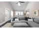 Open-concept living room with modern decor, comfortable seating, and ample natural light at 4818 Guilford Ave, Indianapolis, IN 46205