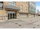 Elegant brick building entrance at 802 N. Meridian St. with modern architectural details at 802 N Meridian St # 205, Indianapolis, IN 46204