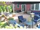 Enjoy the private patio complete with dining and lounging areas, perfect for relaxation and entertaining at 8238 Armadale Ct, Indianapolis, IN 46236