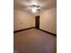 Bedroom featuring a ceiling fan and hardwood trim at 1001 S Anderson St, Elwood, IN 46036
