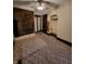 Bedroom with a closet and unique cork accent wall at 1001 S Anderson St, Elwood, IN 46036