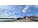 Picturesque waterfront featuring building, docks, and boat parking at 3708 Magenta Ln # 3, Indianapolis, IN 46214