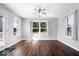 Bright living room featuring hardwood floors, and large windows at 4704 Blue Marlin Way, Indianapolis, IN 46239