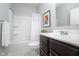 Bathroom features a tub and shower combination, a framed art piece and neutral paint at 568 Harstad Blvd, Westfield, IN 46074