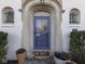 Charming front door with decorative details and elegant accents, creating a welcoming entrance at 6009 N Washington Blvd, Indianapolis, IN 46220