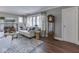Elegant living room with a beautiful fireplace and modern furnishings, creating a cozy and inviting atmosphere at 6009 N Washington Blvd, Indianapolis, IN 46220