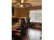 Home office with sleek desk, ample light, and modern decor at 6526 Jade Stream Ct # 309, Indianapolis, IN 46237
