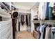 Spacious walk-in closet with organized shelving and ample storage space at 6528 Hedback Dr, Indianapolis, IN 46220