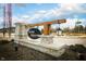 Stone Haven community entrance sign, beautifully crafted with stone and wood accents, creating a welcoming ambiance at 761 Stone Trace Ct, Avon, IN 46123
