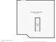 Unfinished basement floor plan, illustrating the layout and stair access at 8074 Carina Dr, Indianapolis, IN 46268