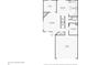 Detailed layout of the first floor, showing the kitchen, living room, office, and garage at 8074 Carina Dr, Indianapolis, IN 46268