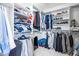 This walk-in closet features built-in shelving and ample storage at 11866 Weathered Edge Dr, Fishers, IN 46037