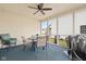 Cozy sunroom with comfortable seating, perfect for relaxation and enjoying the outdoors at 11866 Weathered Edge Dr, Fishers, IN 46037