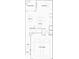A main floor floor plan showcasing the kitchen, living room, and garage at 1231 Langham St, Avon, IN 46123