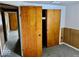 Hallway featuring an open closet for storage at 2513 W 10Th St, Muncie, IN 47302
