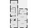 Detailed floor plan showcasing bedrooms, bathroom, living room, kitchen, and dining room layouts with square footage at 3455 Hillside Ave, Indianapolis, IN 46218