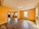 Spacious living room featuring hardwood floors, natural light and an open layout at 3455 Hillside Ave, Indianapolis, IN 46218