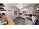Bright kitchen with white cabinets, contrasting counters, and modern appliances, creating a stylish and functional space at 36 Bankers Ln, Indianapolis, IN 46201