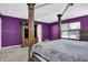 Stylish bedroom featuring a bed, a dresser and carpeted floor at 3844 Kilburn Ct, Indianapolis, IN 46228