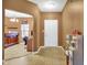 Inviting home entryway, with a white door and a view into the living area at 3844 Kilburn Ct, Indianapolis, IN 46228