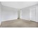 Neutral bedroom with doorway and closet at 3968 Creekwood Dr, Greenwood, IN 46142