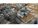 Aerial view of the neighborhood and property with mature trees at 5068 W 10Th St, Indianapolis, IN 46224