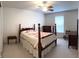 Bedroom with ceiling fan, and carpet at 6896 Maywood Cir, Avon, IN 46123