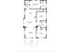 Simplified floor plan displaying the arrangement of rooms: bedrooms, living area, and kitchen at 729 W 32Nd St, Indianapolis, IN 46208