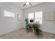 Bright office with natural light, desk, computer, and calming decor for a productive workspace at 729 W 32Nd St, Indianapolis, IN 46208