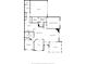 Detailed floor plan showcasing the layout of the home, including bedroom, bathroom, kitchen, and living spaces at 7914 King Post Dr, Indianapolis, IN 46237