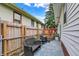 Back patio area with patio furniture, ideal for relaxing and enjoying the outdoors at 960 Cameron St, Indianapolis, IN 46203