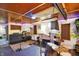 Finished basement with musical instruments and soundproofing panels at 960 Cameron St, Indianapolis, IN 46203