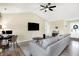 Inviting living room offers ample seating and natural light for relaxation and entertainment at 13 Watson Dr, Trafalgar, IN 46181