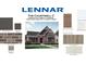 The Chartwell C home features brick and siding, shakes, and cobblestone trim/gutters at 13634 Grand Abbey Way, Fishers, IN 46037