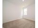 This bedroom is bright and airy with neutral carpeting at 1366 Foxtail Ln, Greenwood, IN 46143