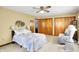 Bedroom featuring ceiling fan, ample closet space, and neutral colors for a calming ambiance at 145 W Old South St, Bargersville, IN 46106