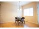 Cozy dining area with chandelier and natural light at 1502 Heron Ridge Blvd, Greenwood, IN 46143