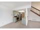 Cozy kitchen features stainless steel appliances and bright lighting at 2619 Chaseway Ct, Indianapolis, IN 46268