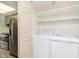 Convenient laundry area with modern washer and dryer at 2619 Chaseway Ct, Indianapolis, IN 46268