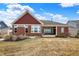Large backyard with a patio area, perfect for outdoor entertaining at 3924 Bear Creek Way, Carmel, IN 46074