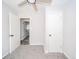 Bedroom with a closet and a doorway to another room at 540 Barnett Ct, Whiteland, IN 46184